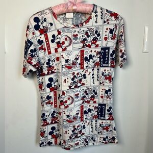Vintage Mickey & Minnie Mouse Comic Strip Tee York Originals Medium